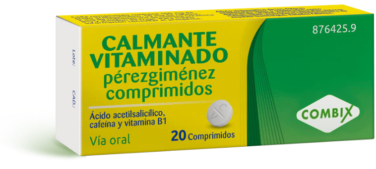 Caja de calmante vitaminado
